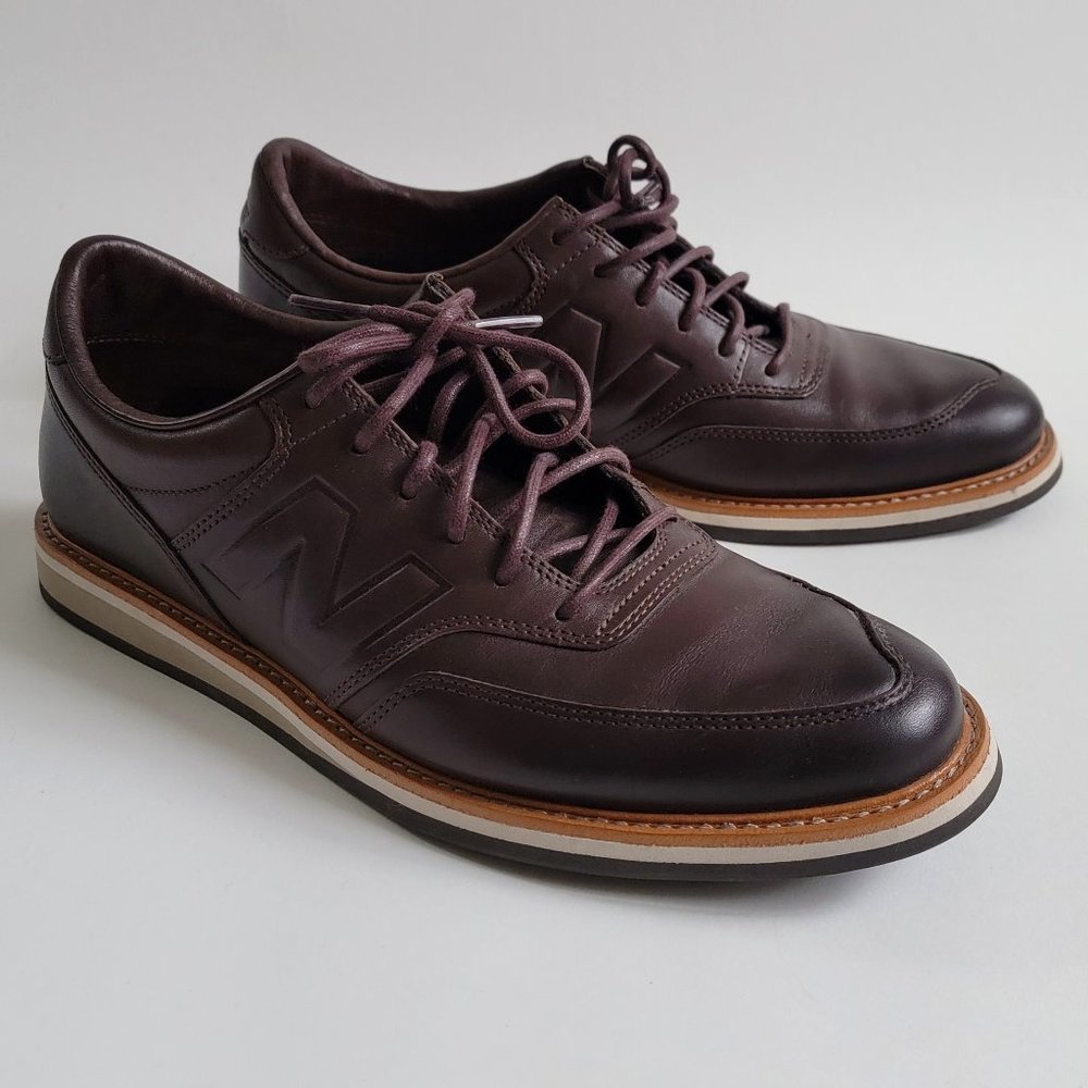 New Balance 1100 Loafer, Brown Leather Dress Sneaker, Men's Sz 8.5